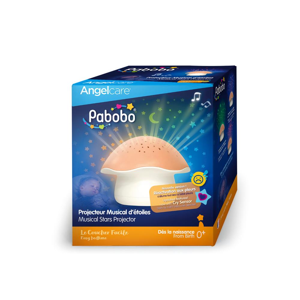 Pabobo - Musical Stars Projector Mushroom - Pink