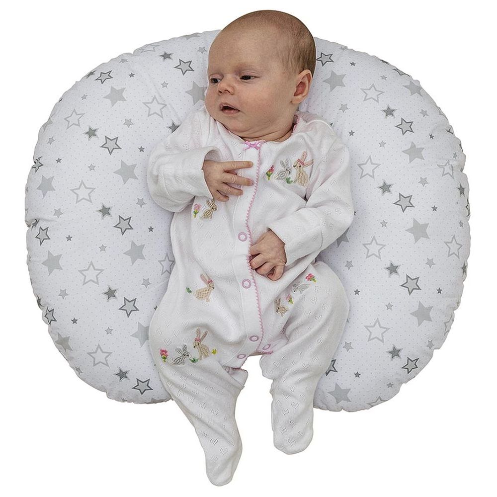 Kinder Valley - Multi-Use Donut Nursing Pillow - Silver