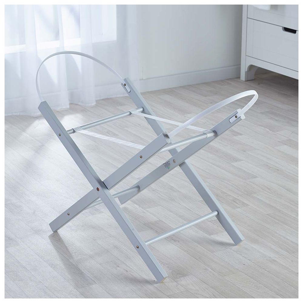 Kinder Valley Teddy Wash Day Palm Moses Basket with Stand