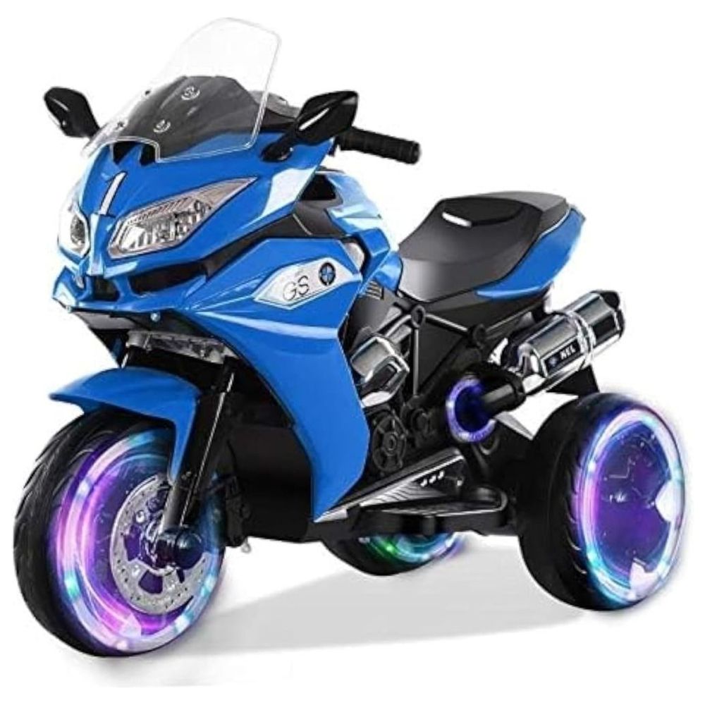 Myts - Electric Motorcycle Ride-On Super Bike - Blue - 6 V