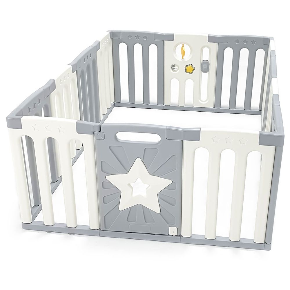 Bumble & Bird - Star Design Baby Safety Playpen - 14 Pcs