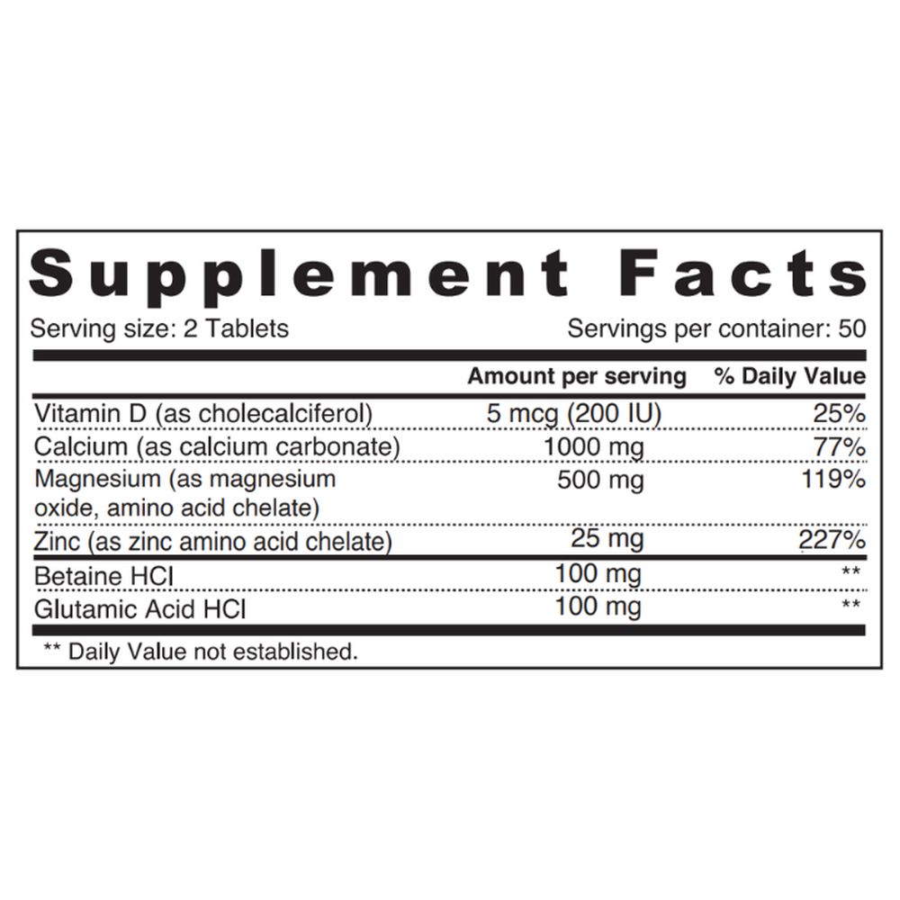 Sunshine Nutrition - Calcium Magnesium - 100 Tablets
