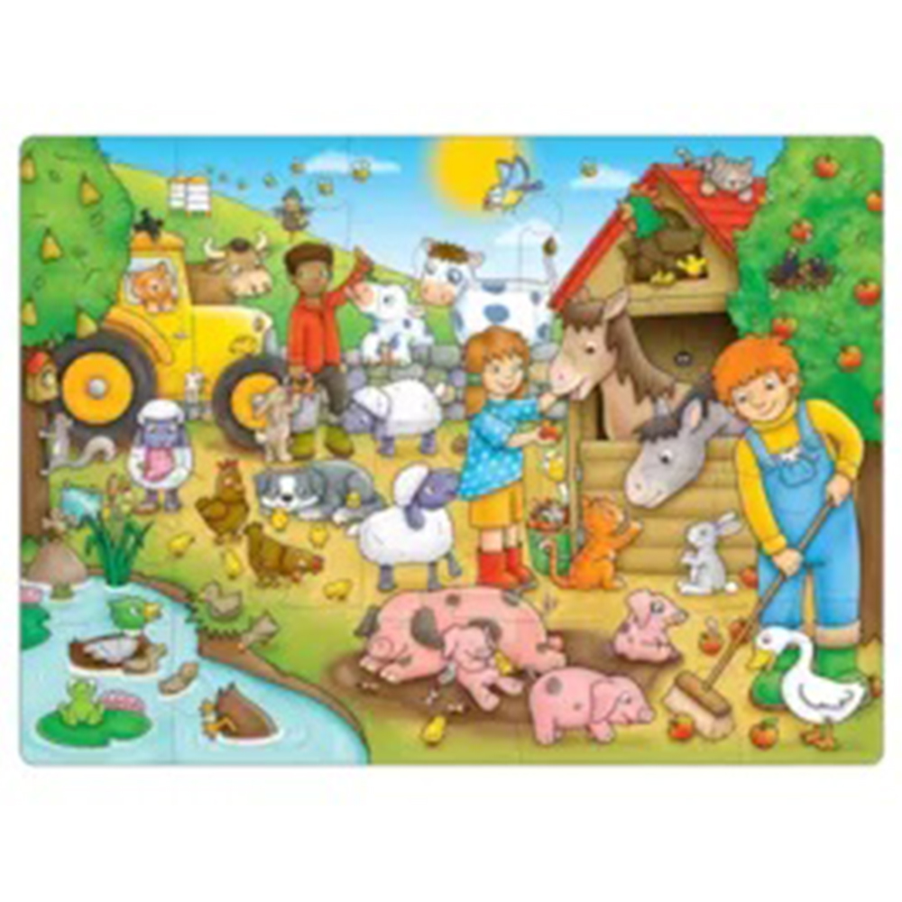 Orchard Toys - Who's On The Farm Jigsaw Puzzle - 20pcs