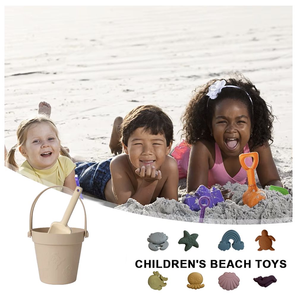 Buddiez Silicone Beach Toys - 10 Pcs