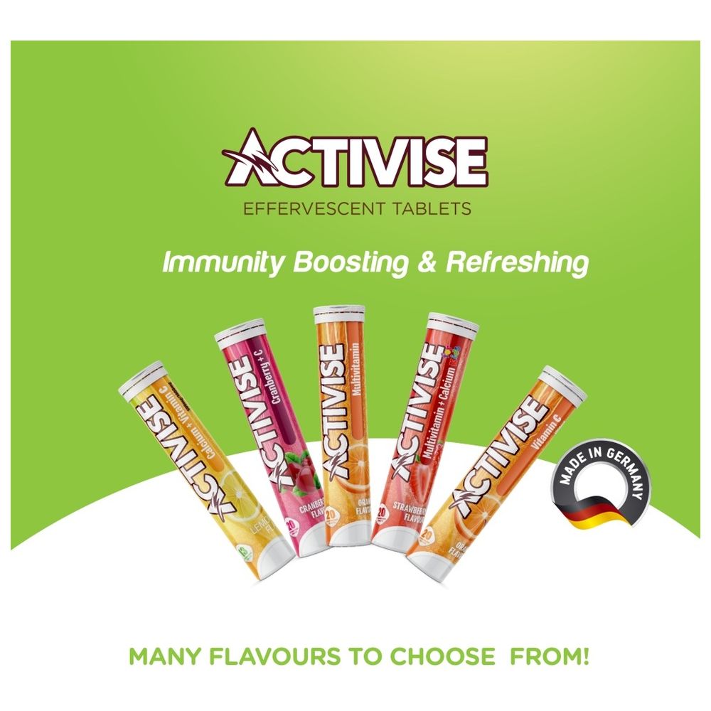 Activise Calcium Vitamin C Lemon Effervescent Tablet 13 s