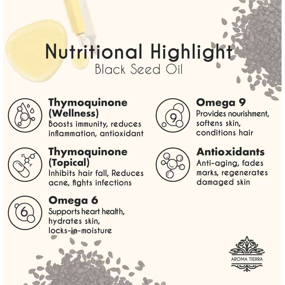 Aroma Tierra - Organic Black Seed Oil - 100ml