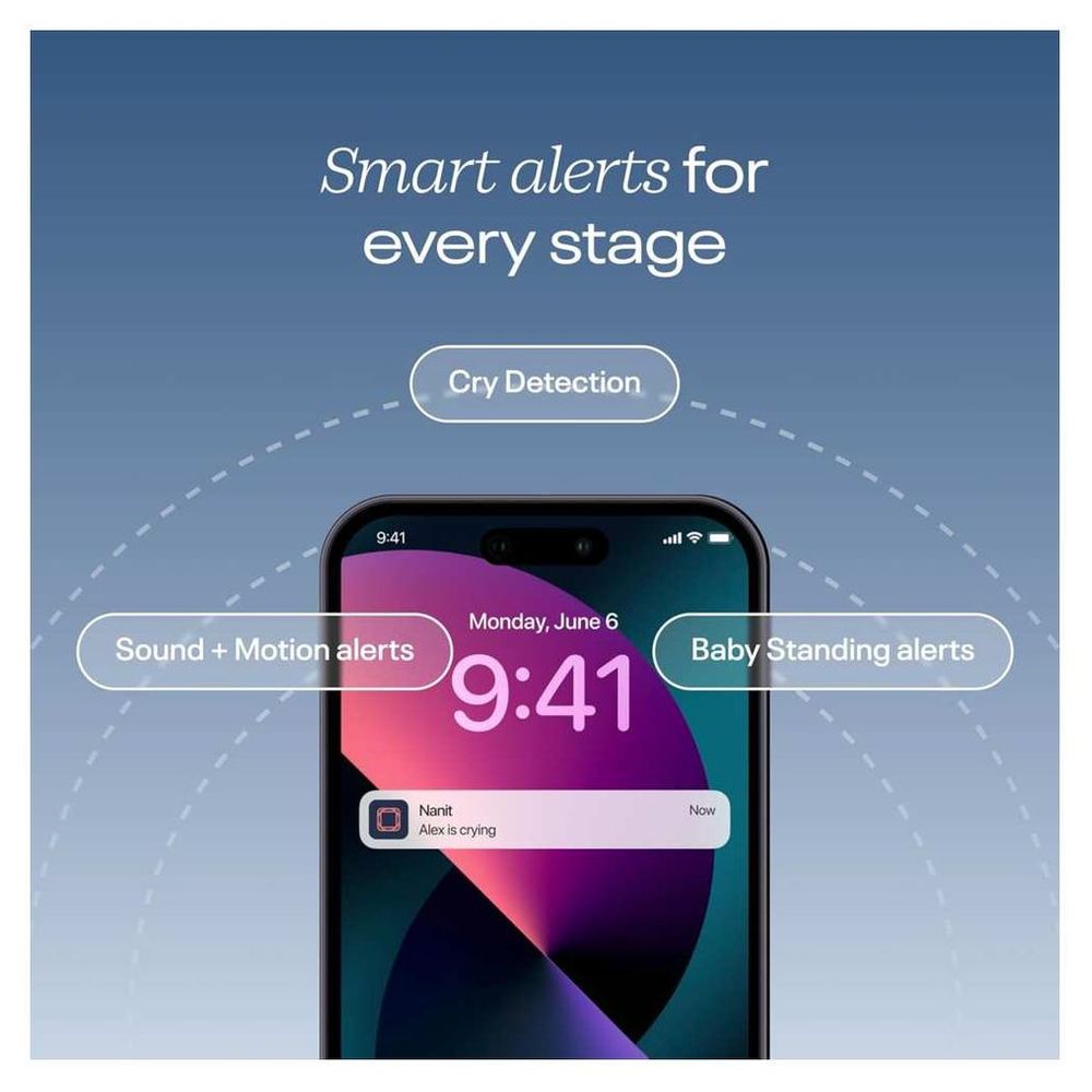 Nanit Pro Smart Baby Monitor & Floor Stand