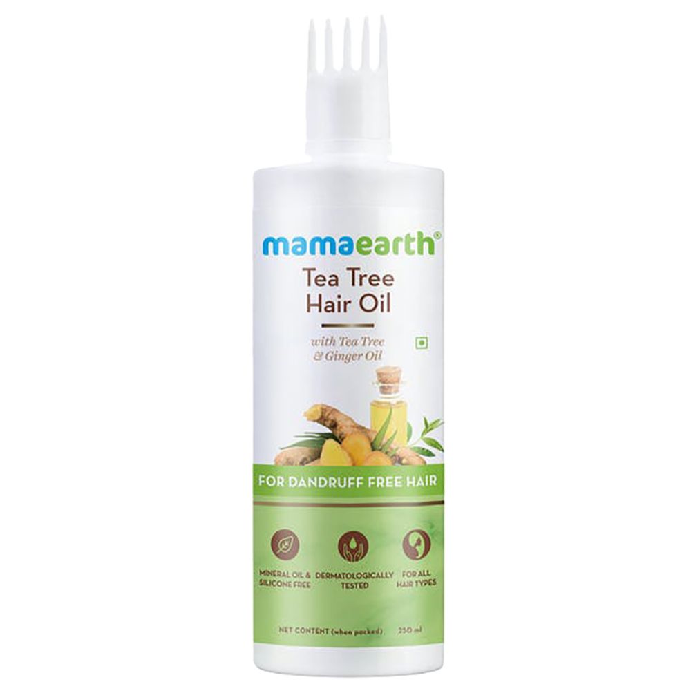 Mamaearth - Tea Tree Hair Oil with Tea Tree Oil & Ginger - 250ml