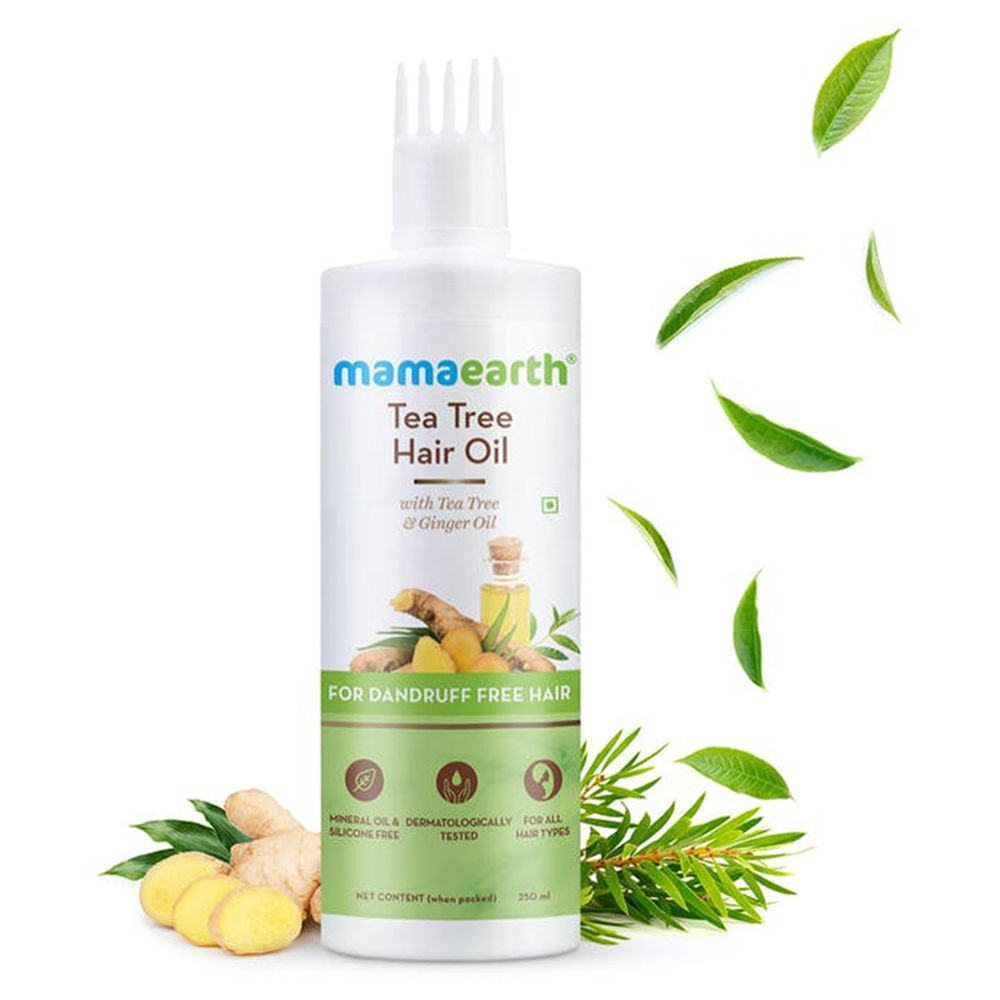Mamaearth - Tea Tree Hair Oil with Tea Tree Oil & Ginger - 250ml