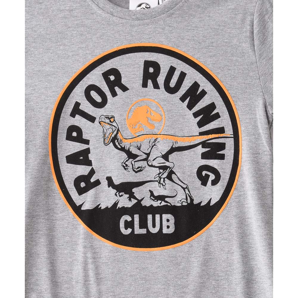 Jurassic World - 2pc-Set - Boy T-Shirt With Pyjama - Grey