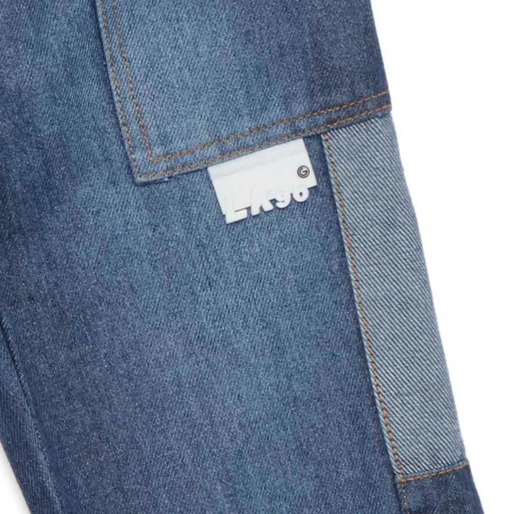 Little Kangaroos - Boy Elasticated Denim Jeans - Dark Blue
