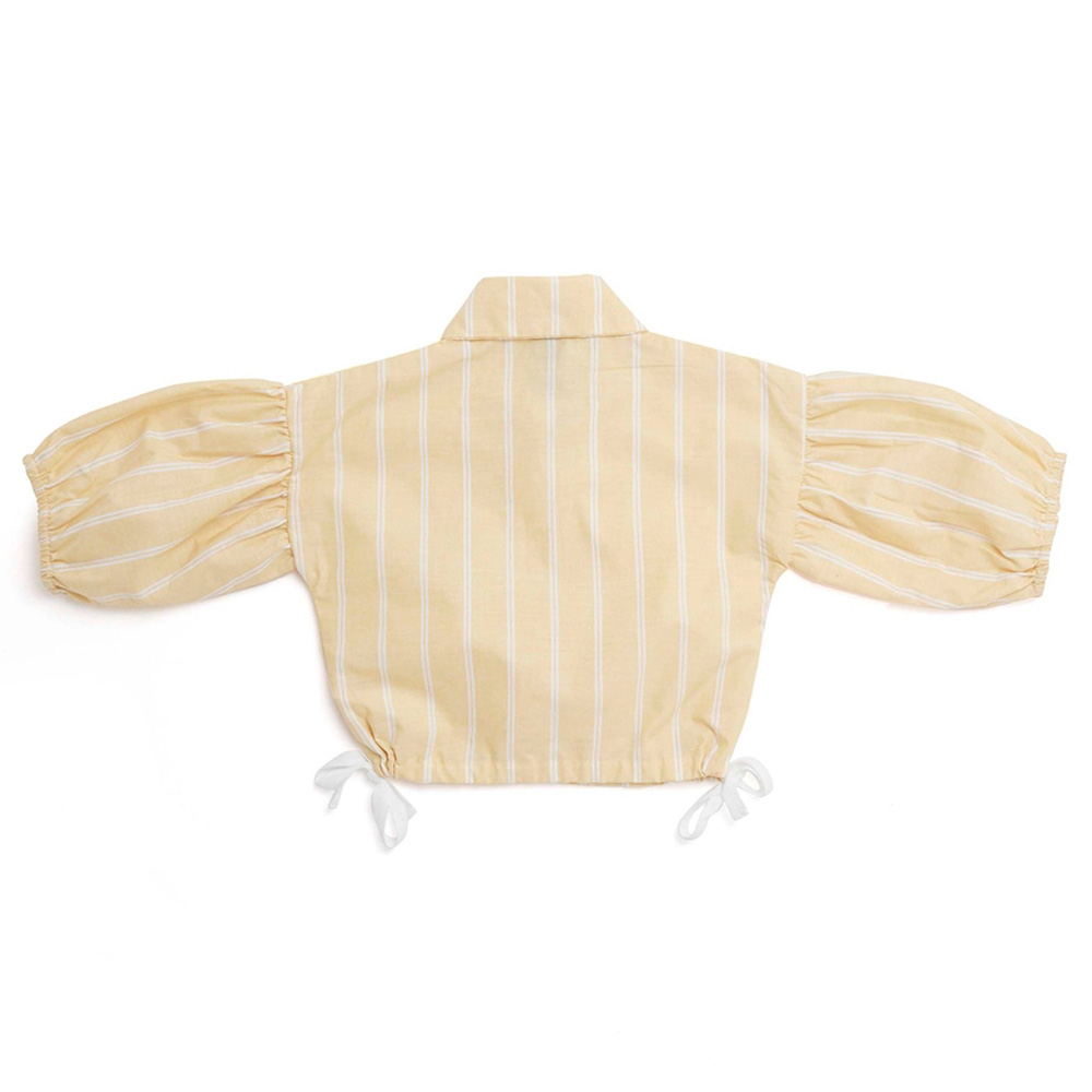 Little Kangaroos - Girl Striped Crop Blouse - Mango