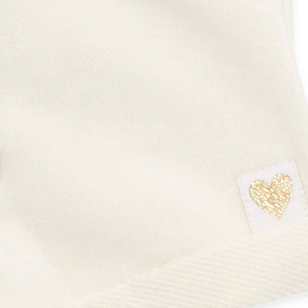 Little Kangaroos - Baby Girl Full Elastic Shorts With Drawstring - Cream