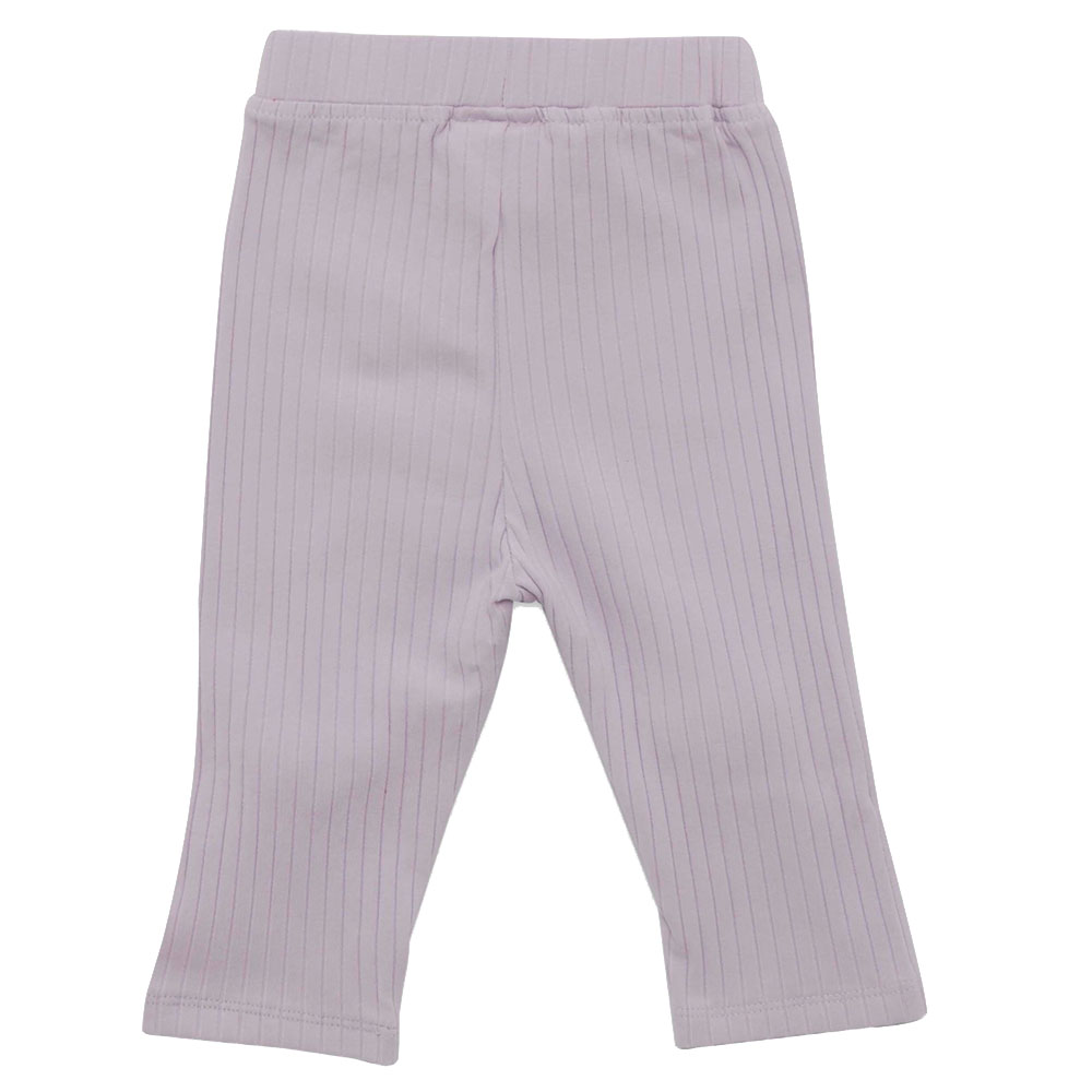 Little Kangaroos - Baby Girl Full Elastic Leggings - Purple