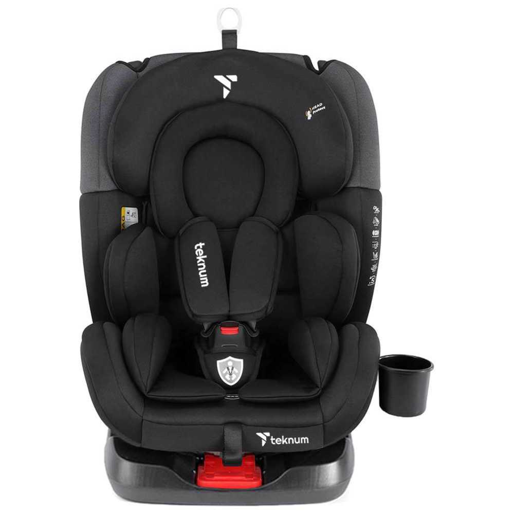 Teknum - Evolve 360D Car Seat With Isofix - Black