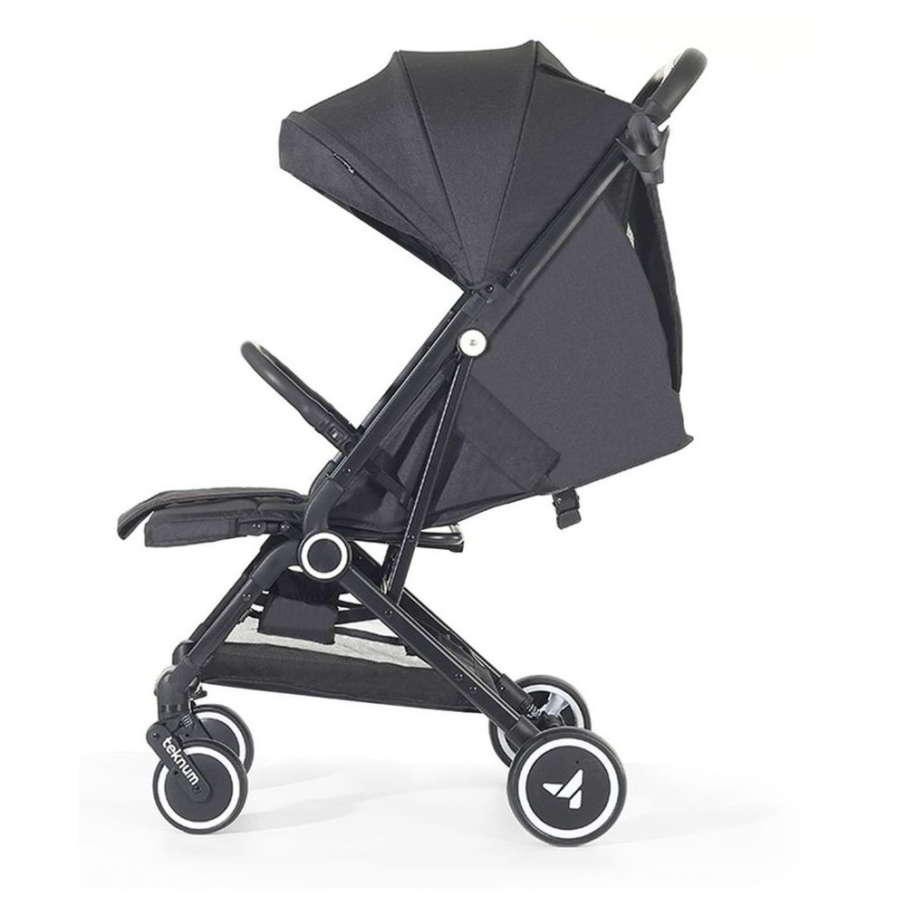 Teknum Travel Cabin Stroller with Coffee Cup Holder - Black