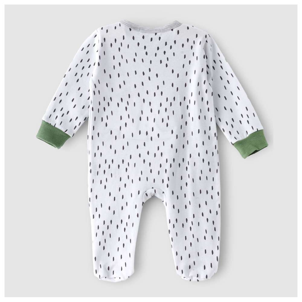 Boo Boo - 2pc-Set - Sleepsuit & Hat - Mint/Grey