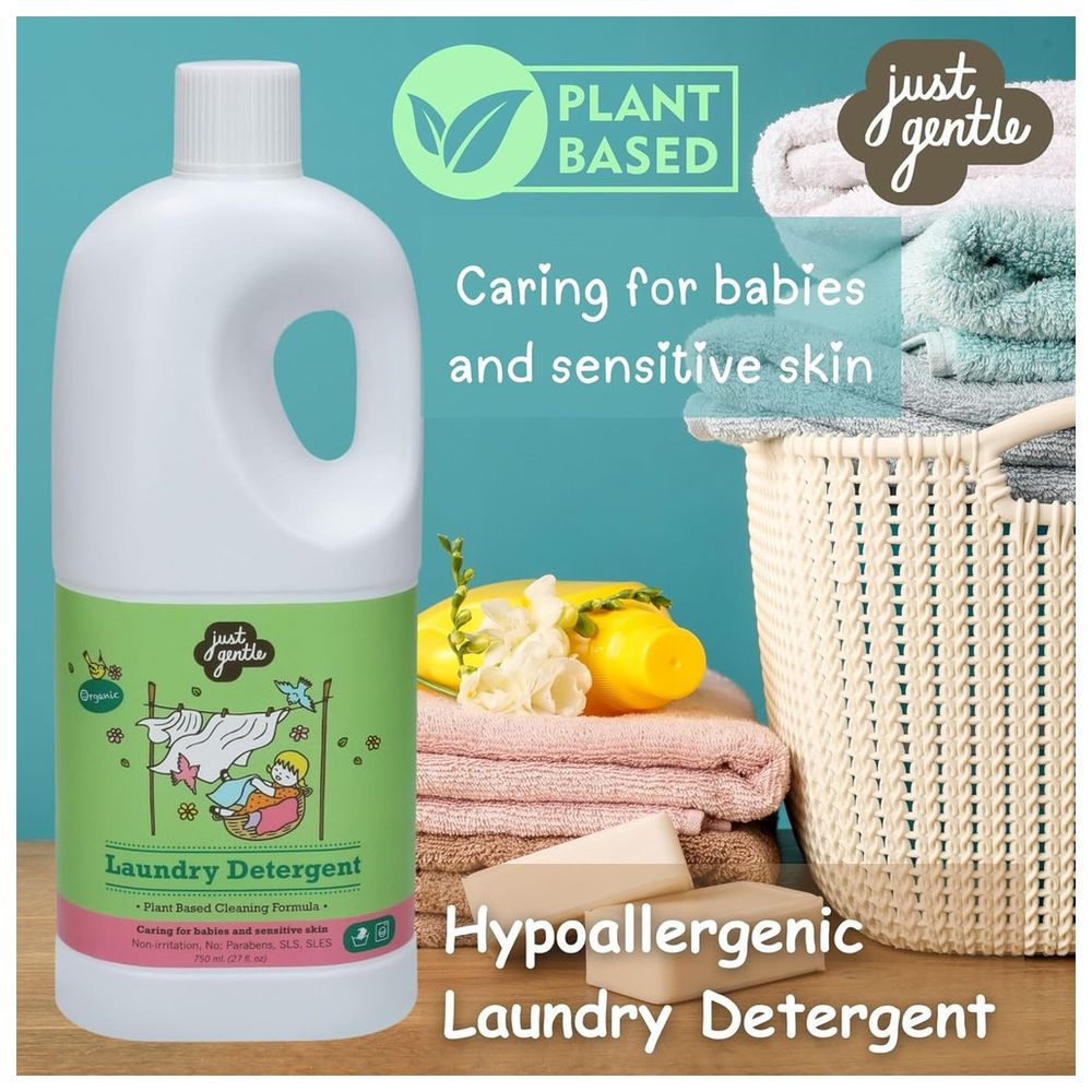 Just Gentle - Organic Laundry Baby Detergent - 750ml