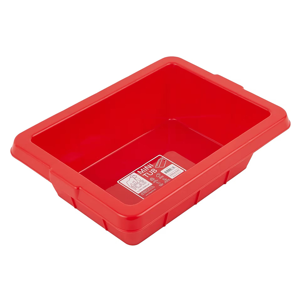 Red Gorilla - Mini Gorilla Plas Tub - Red - 7 L