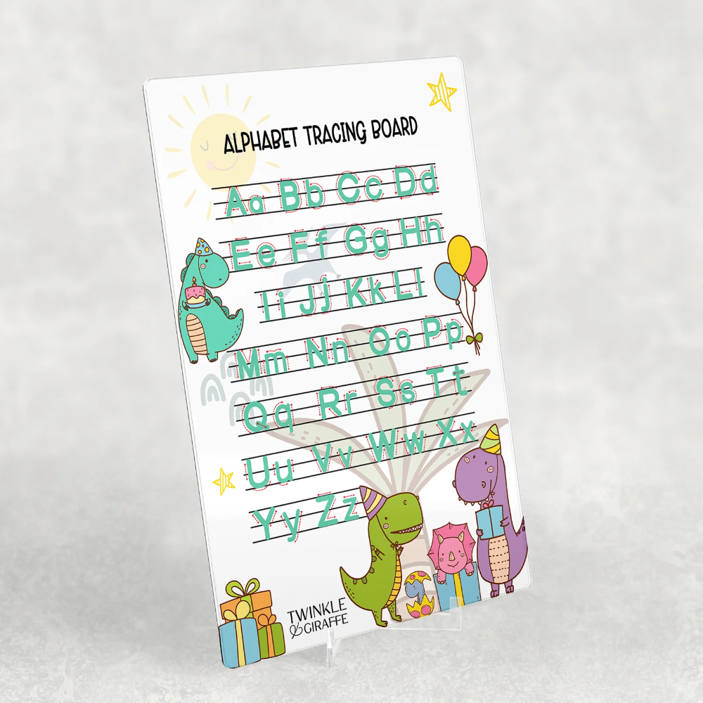 Twinkle & Giraffe Designs - English Alphabet Tracing Board