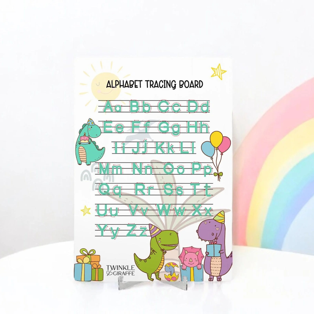 Twinkle & Giraffe Designs - English Alphabet Tracing Board
