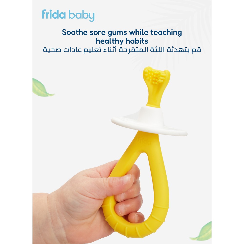 Fridababy - Training Toothbrush with Soft Silicone Bristles
