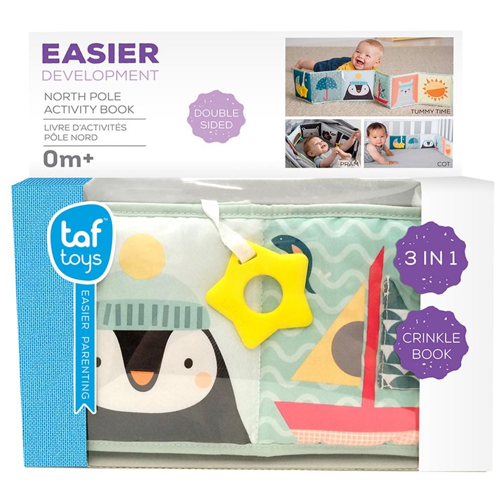 Taf Toys North Pole Two Sided Activity Book