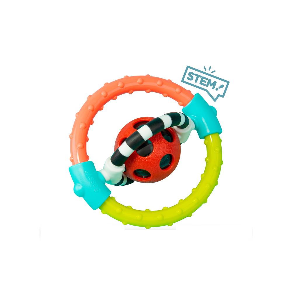 Sassy - Spin & Chew Flexible Ring Rattle