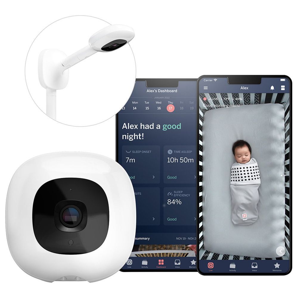 Nanit Pro Smart Baby Monitor & Wall Mount