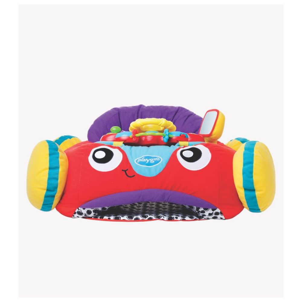 Playgro Music & Lights Comfy Car Playgym- Red (Exclusive)