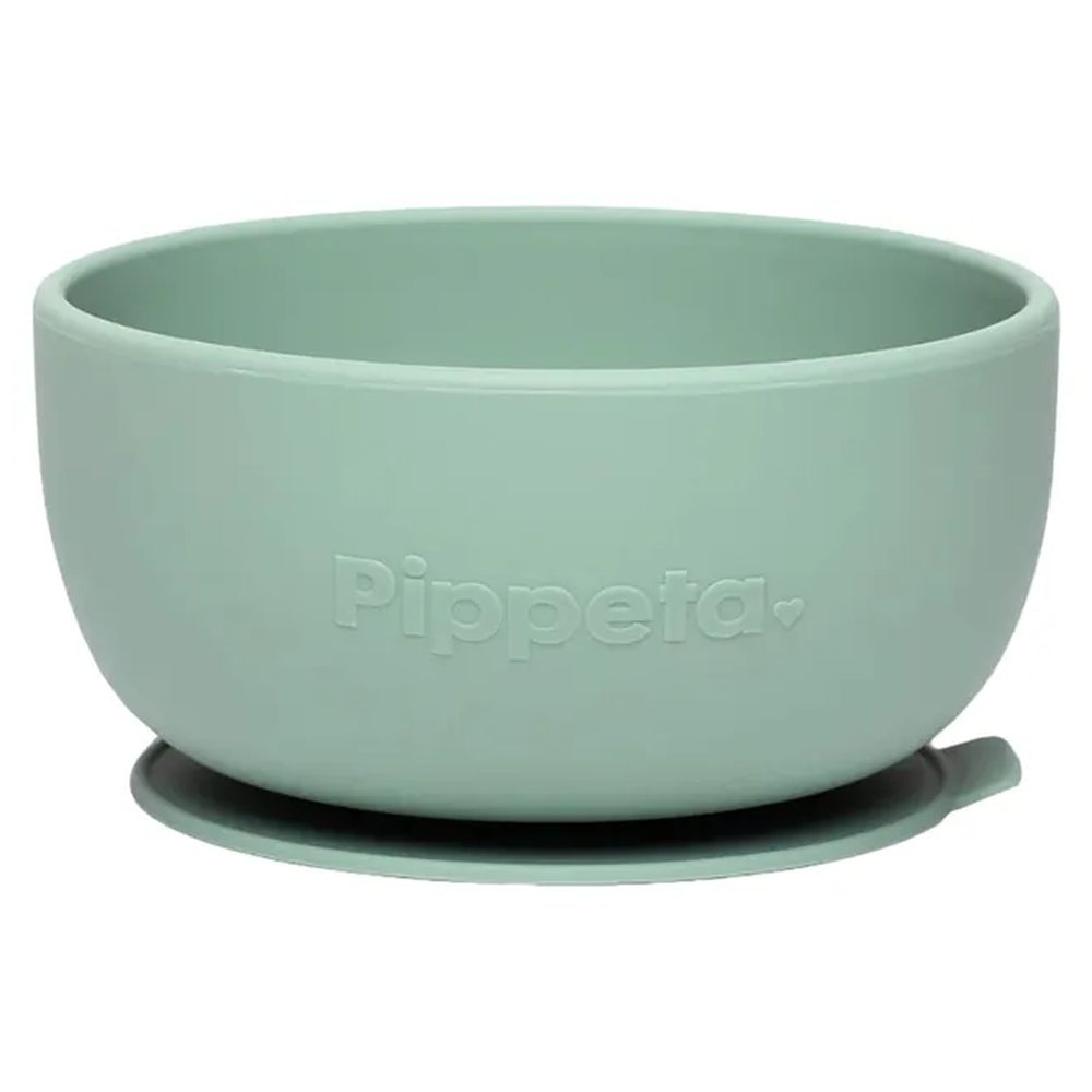 Pippeta Silicone Suction Bowl - Meadow Green