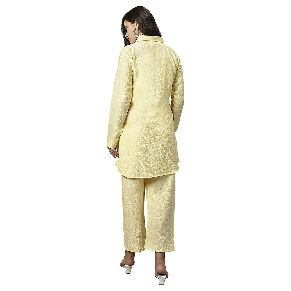 Tummy - 2pc-set - Maternity Shirt & Pants Loungewear - Yellow