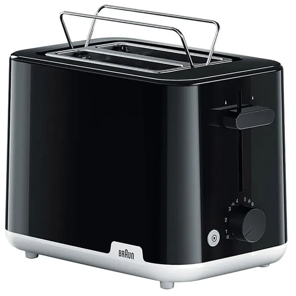 Braun HT 1010 Breakfast Toaster, 2 Slot, 900W Black