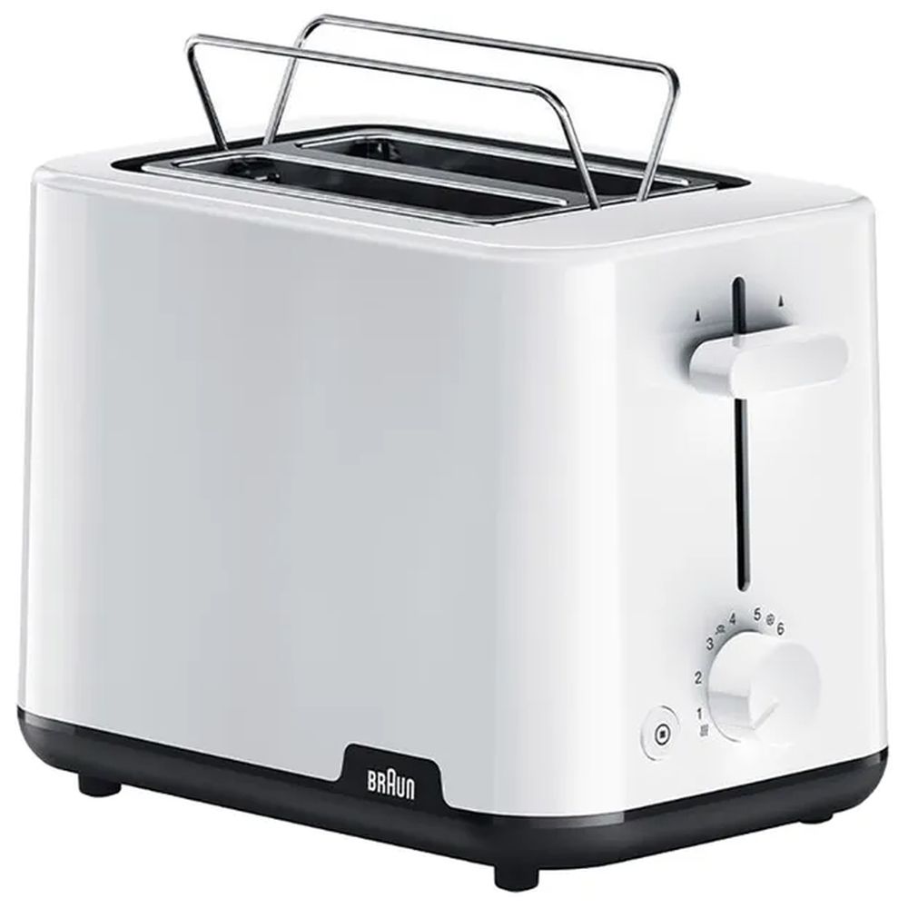 Braun HT 1010 Breakfast Toaster, 2 Slot, 900W White