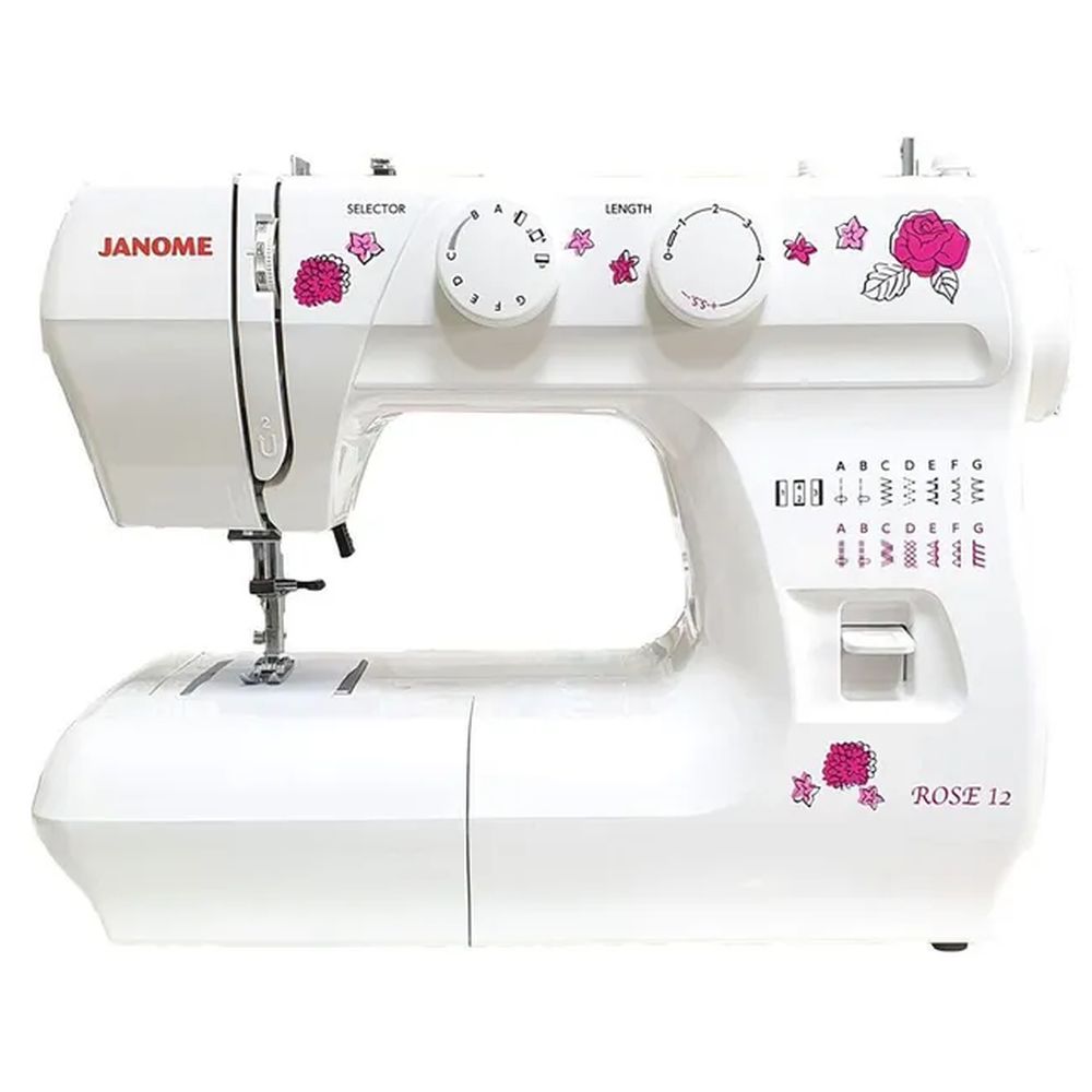 Janome Sewing Machine Rose - 12 Stitches