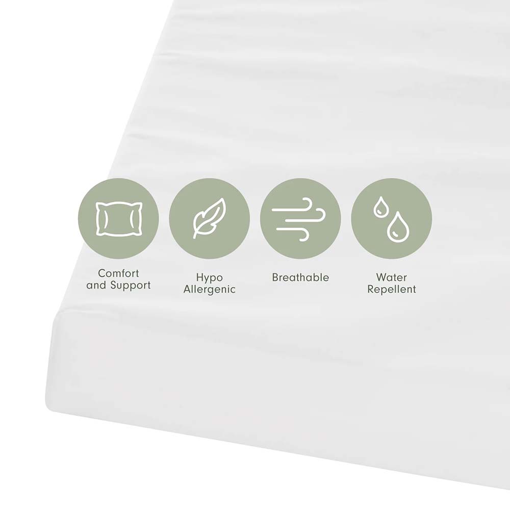 Tutti Bambini - Foam Cot Bed Mattress - White - 70 x 140 cm