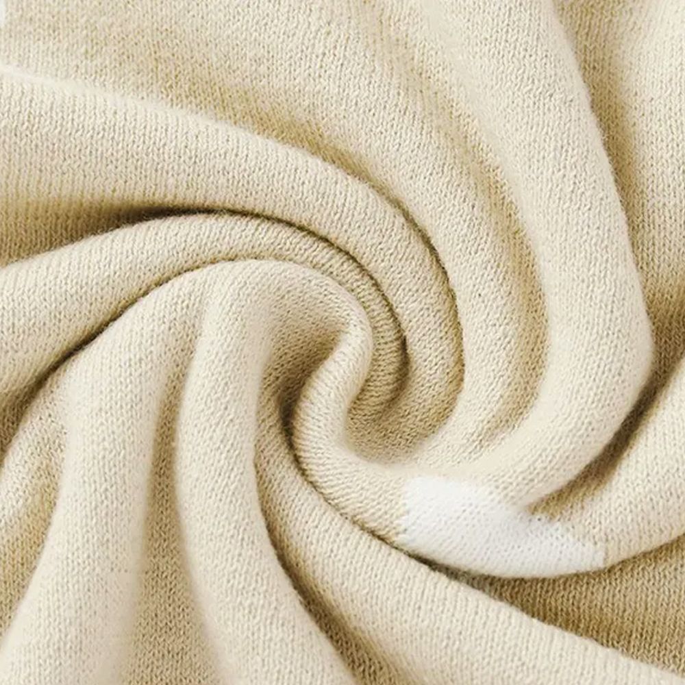 Star Babies - Baby Cotton Knitted Blanket 80x100cm - Cream