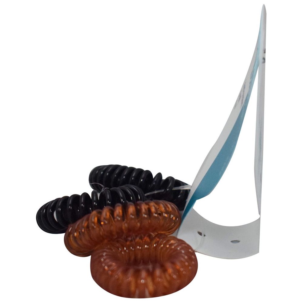 Xcluzive - 4-Coiled Ponytailers - Small