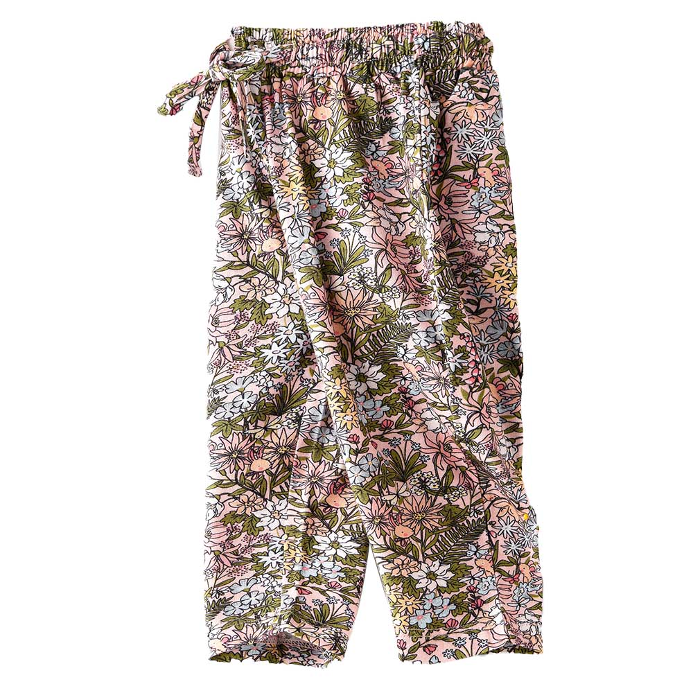 Jelliene - Girls Floral Soft & Comfortable Cotton Sweatpants