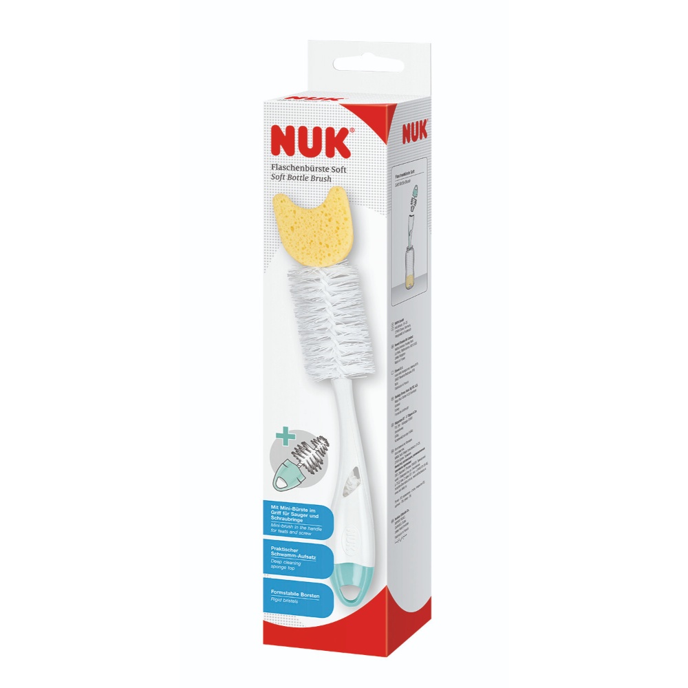 NUK 2-in-1 Bottle Brush with Sponge