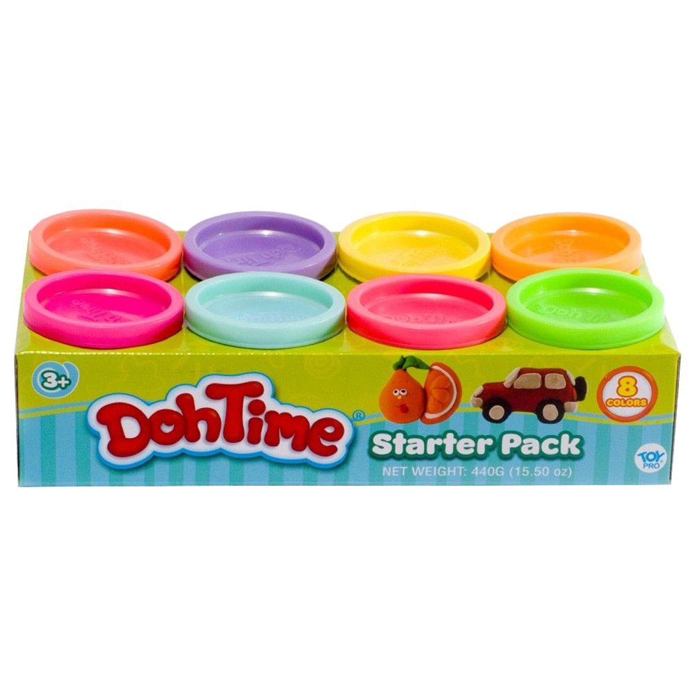 DohTime - Bright Colors 59.14ml Dough Compound - Pack of 8