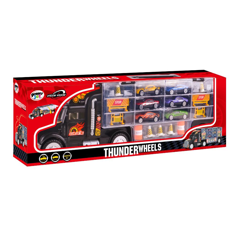 Power Joy - V.Vroom Die Cast Thunder Wheels 12pcs - Assorted