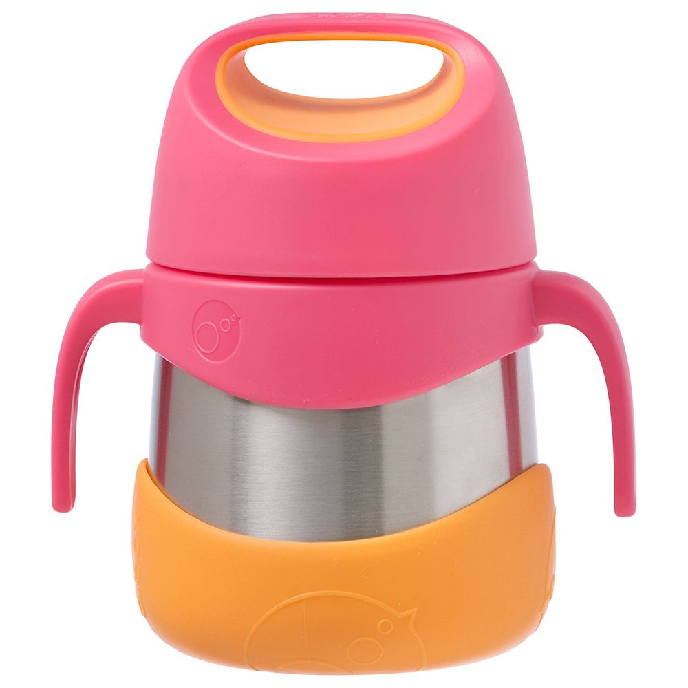 B.box - Insulated Food Jar And 4 Compartment Mini Lunch Time Box - Strawberry Shake