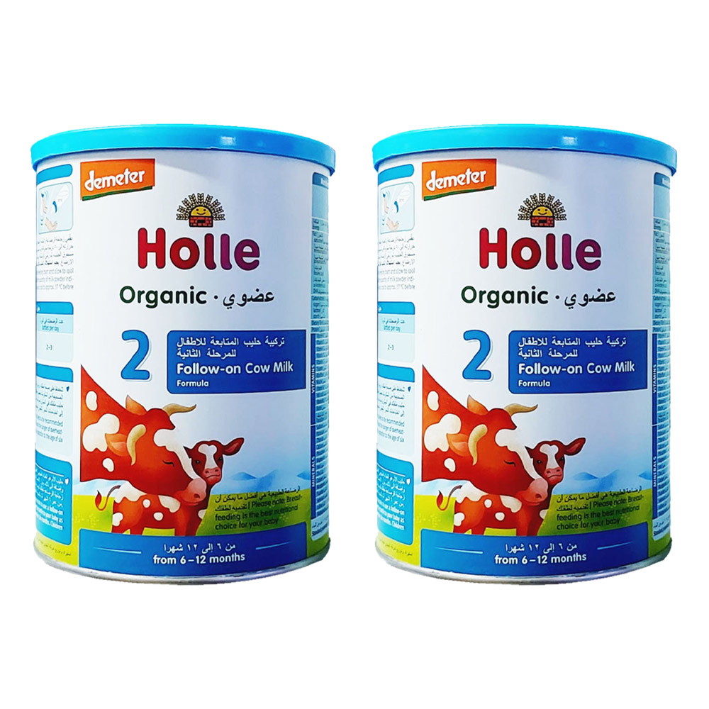 Holle - Organic Stage 2 Infant Follow-On Formula - 400 gm - Pack of 2