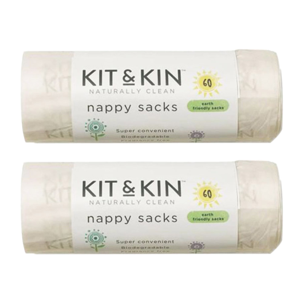 Kit & Kin - Diaper Sacks - Pack of 2 - 120 Pcs