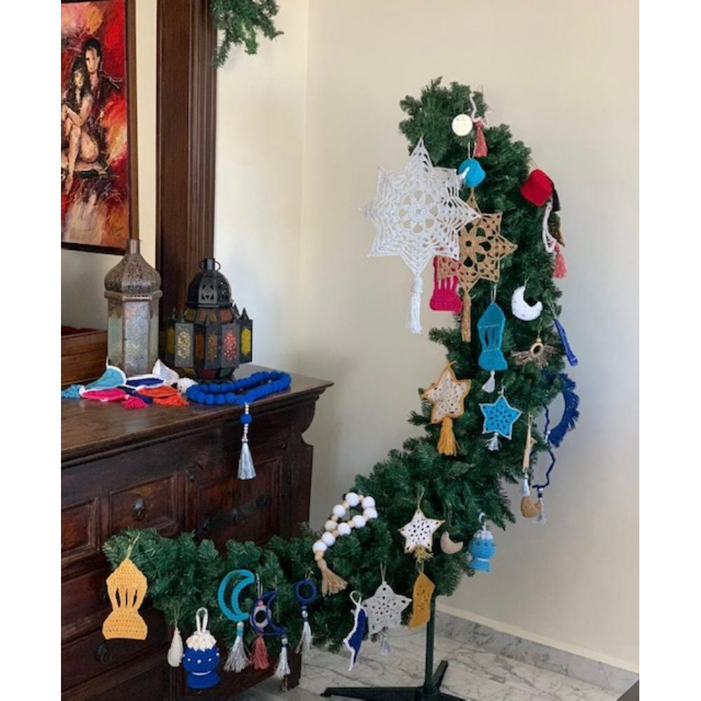 Ramadan Crescent 180cm/6ft - Green