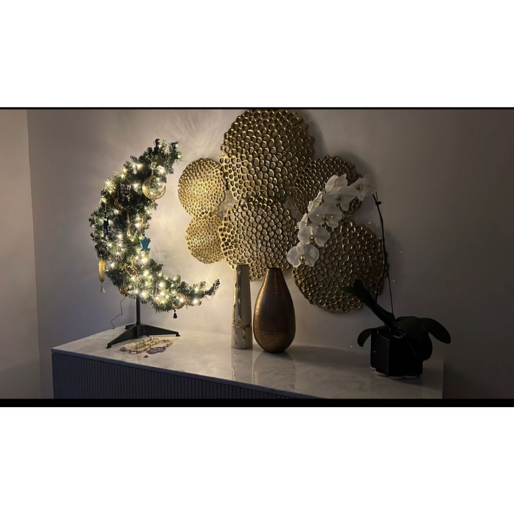 Ramadan Crescent - Prelit 90cm/3ft - Green