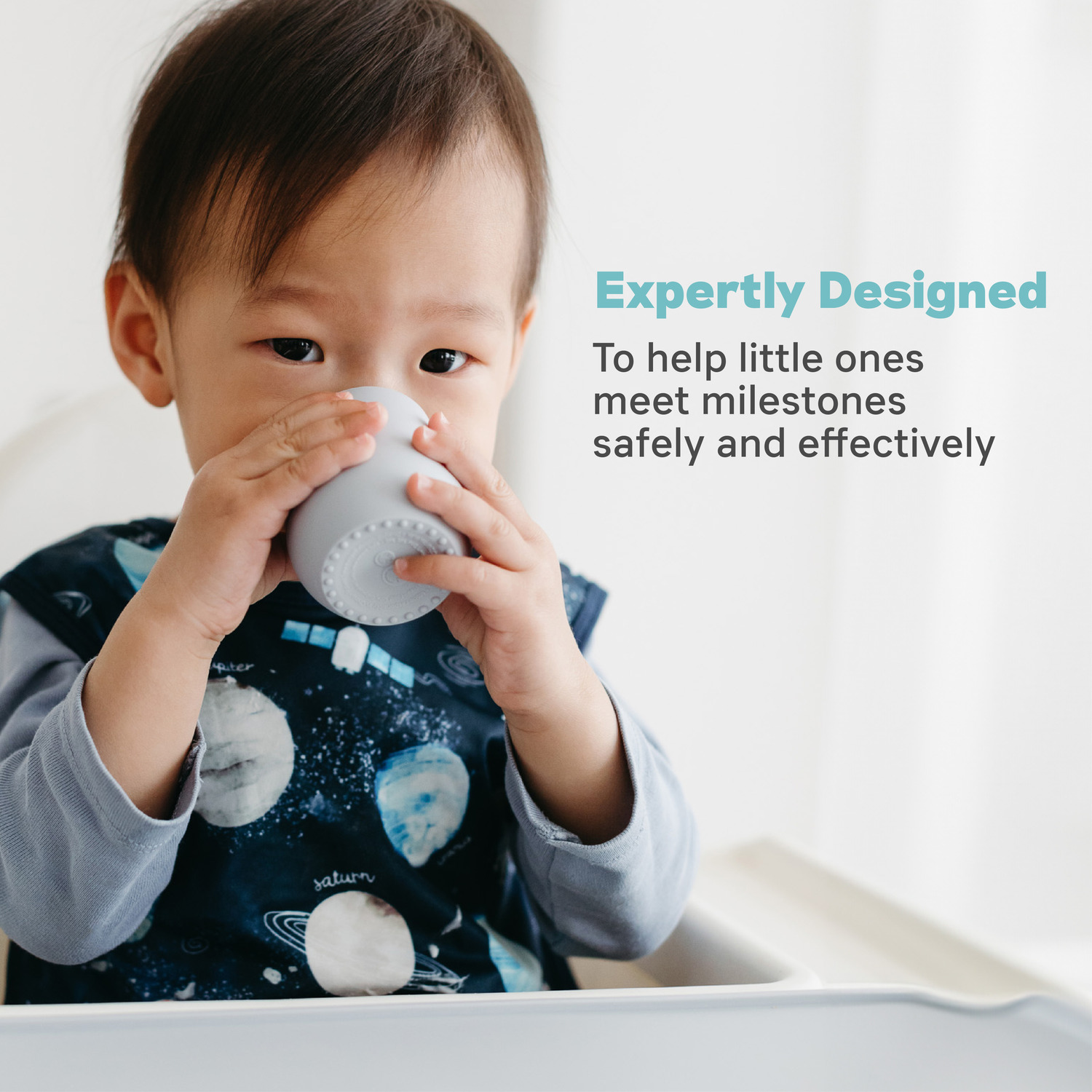 Ezpz - Tiny Cup - Pewter - 60 ml