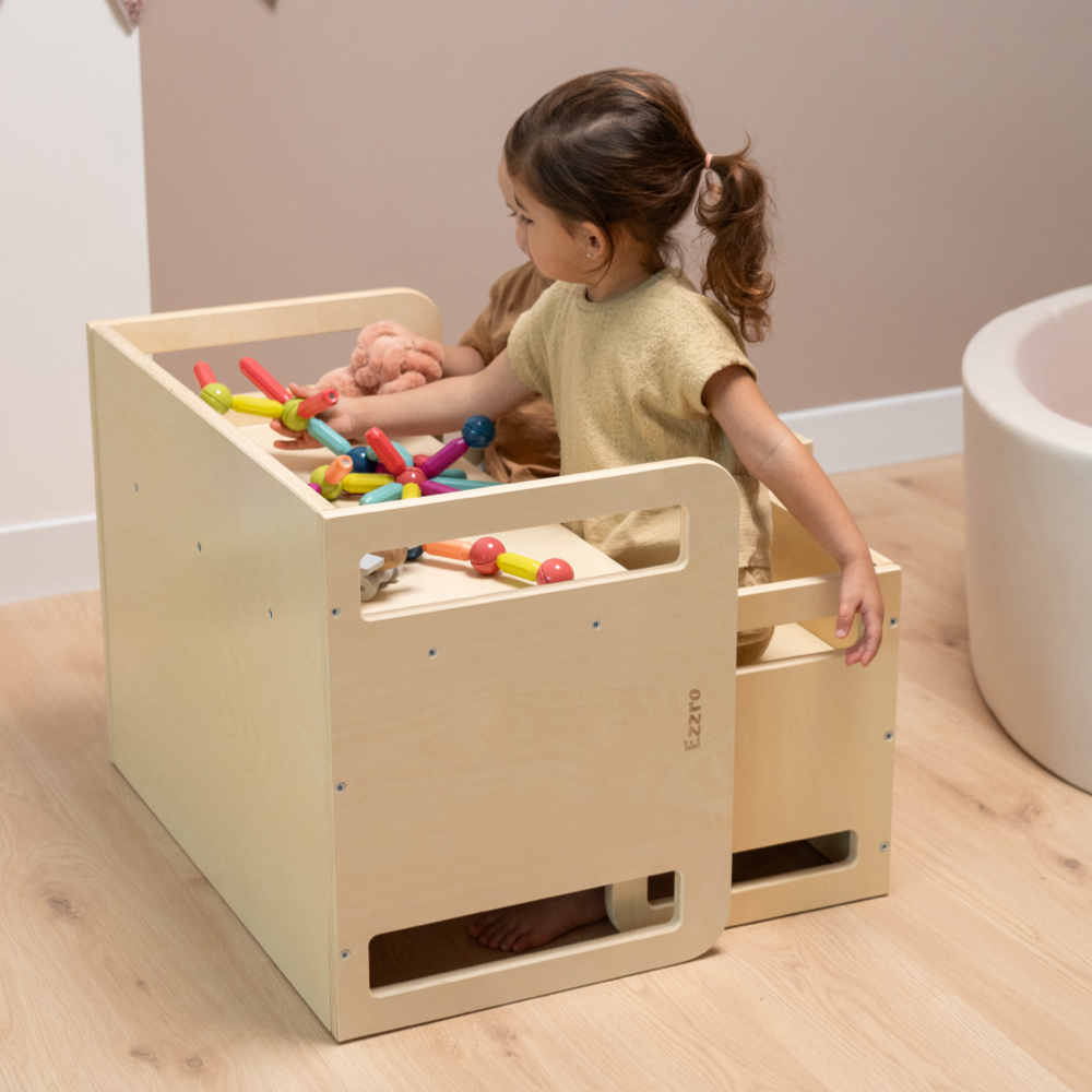 Ezzro - Natural Montessori Table Set