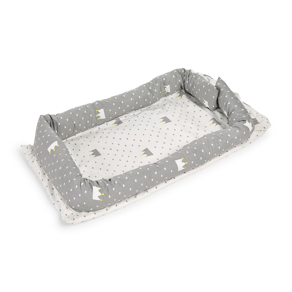 Bumble & Bird Portable Baby Nest & Lounger with Pillow - Crown